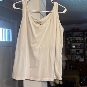 White tank top with build in bra